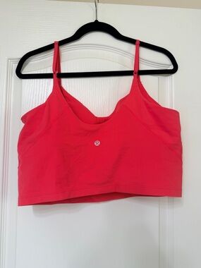 Lululemon Align Cropped Cami Tank A/B Cup in Raspberry Cream
